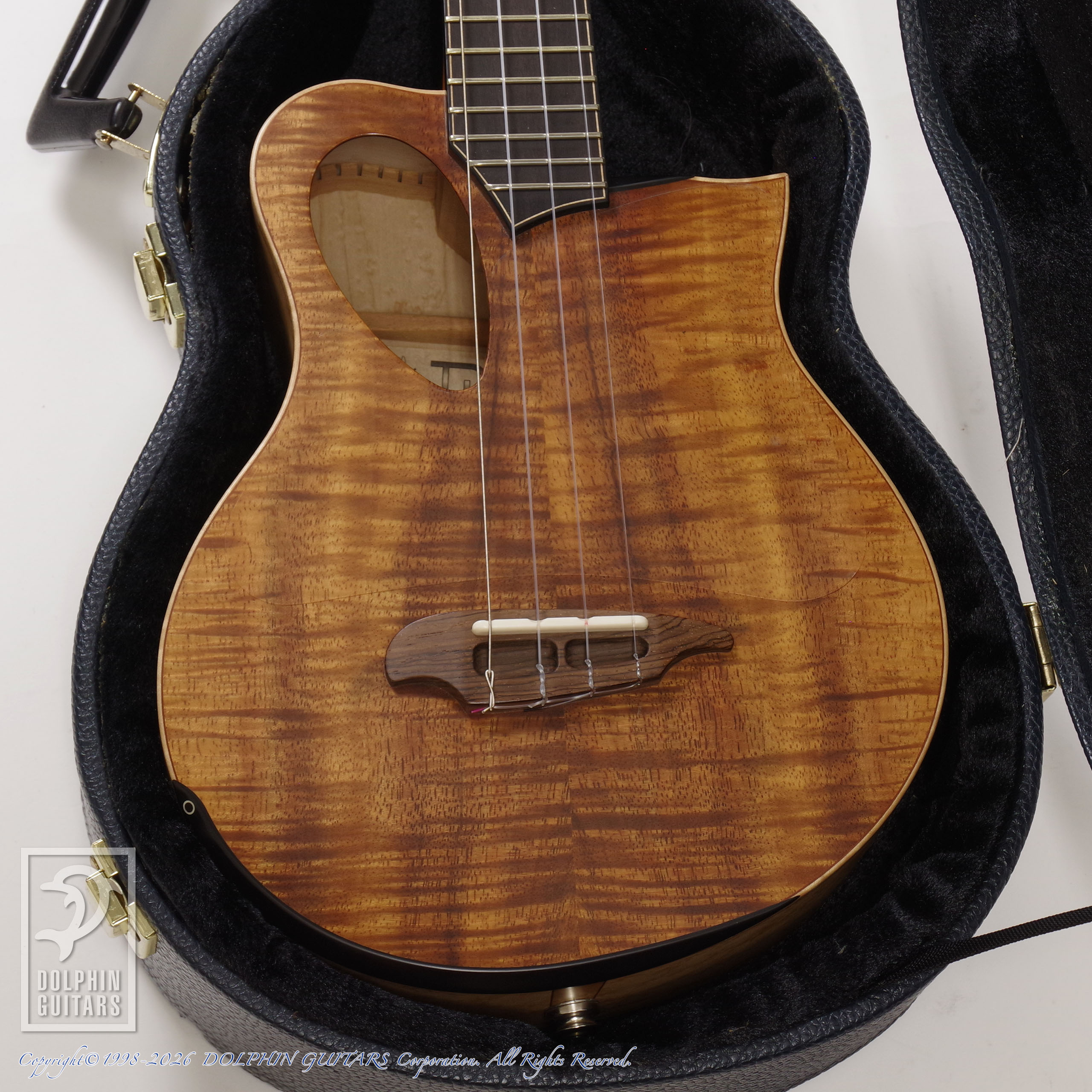 TODA GUITARS:ALIEN (Koa Birdseye Maple)画像9