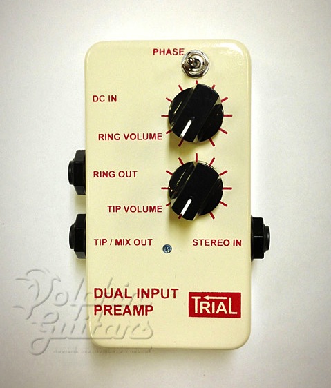TRIAL・DUAL INPUT PREAMP（アコースティックギター用デュアルプリアンプ）