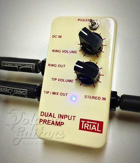 TRIAL・DUAL INPUT PREAMP（アコースティックギター用デュアルプリアンプ）