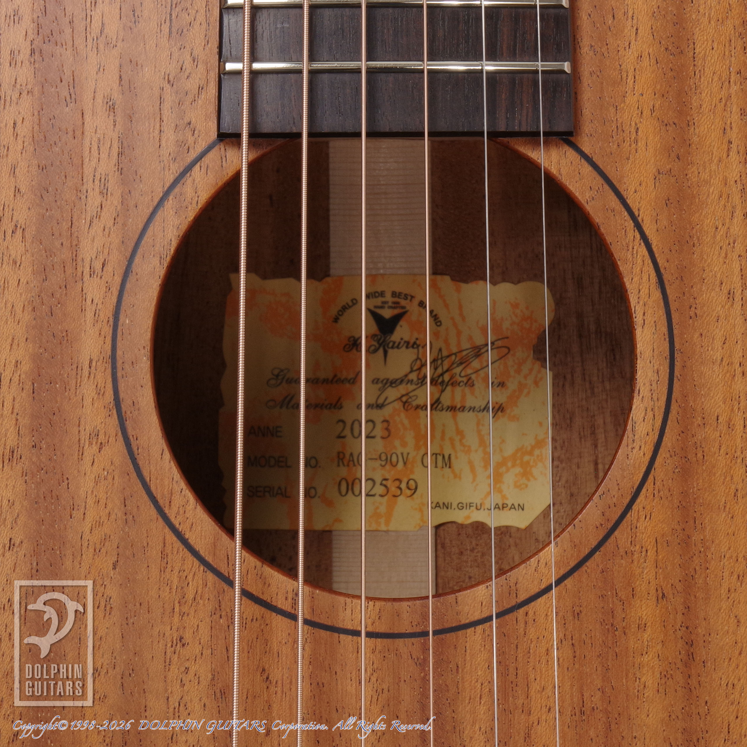 K.YAIRI:RAG-90V CTM Mahogany画像8