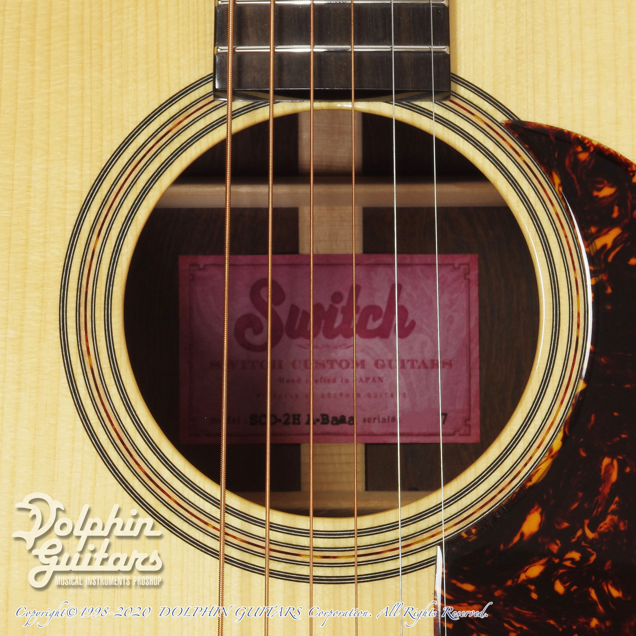 SWITCH SCD-2H A-Baaa (Adirondack Spruce & Jacaranda)|ドルフィン