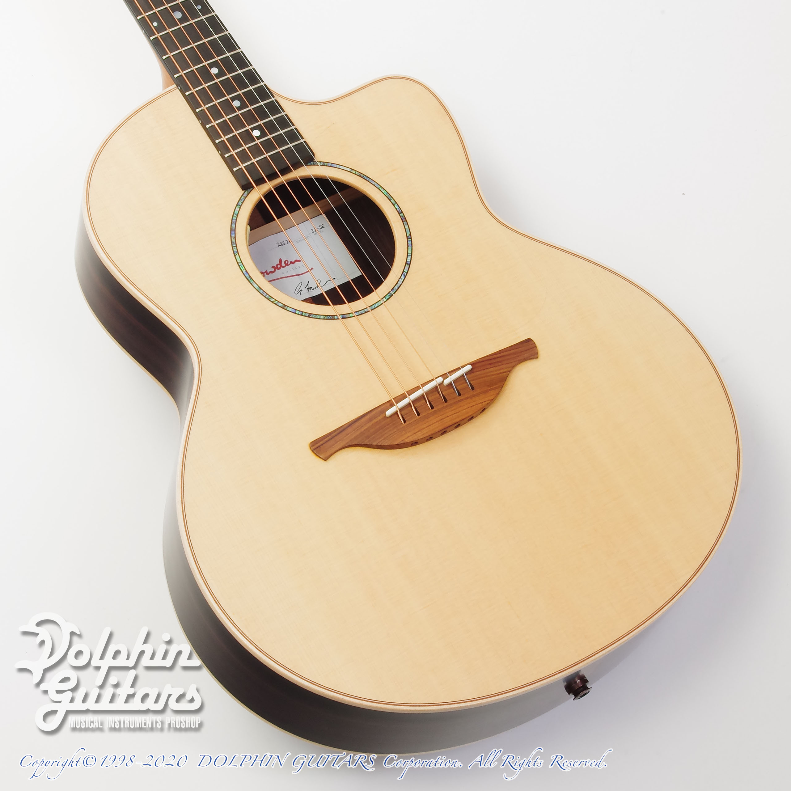 アフリカン フィンガースタイルギター教則DVD john low LOWDEN The Stage Edition 32-SE|ドルフィンギターズ