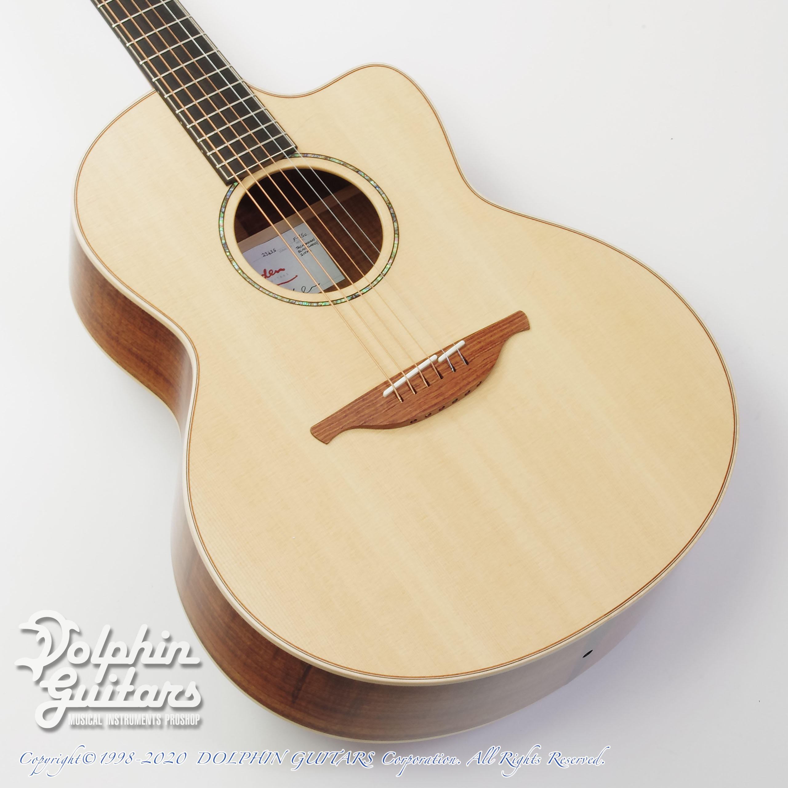 LOWDEN F-35C TBLK/SS (Tasmanian Blackwood)|ドルフィンギターズ