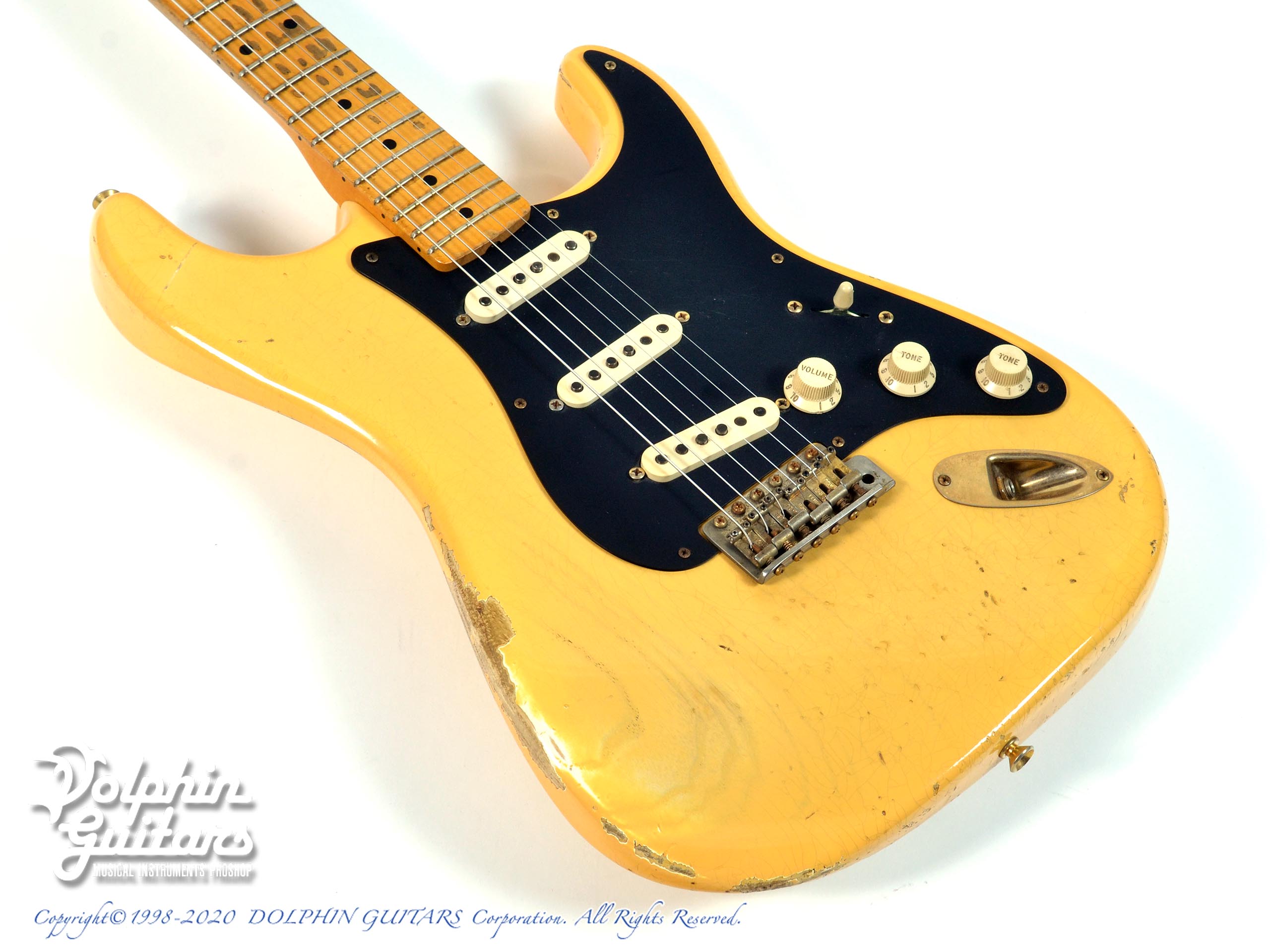 FENDER USA '57 Stratocaster Relic (Nocaster Blonde)|ドルフィンギターズ