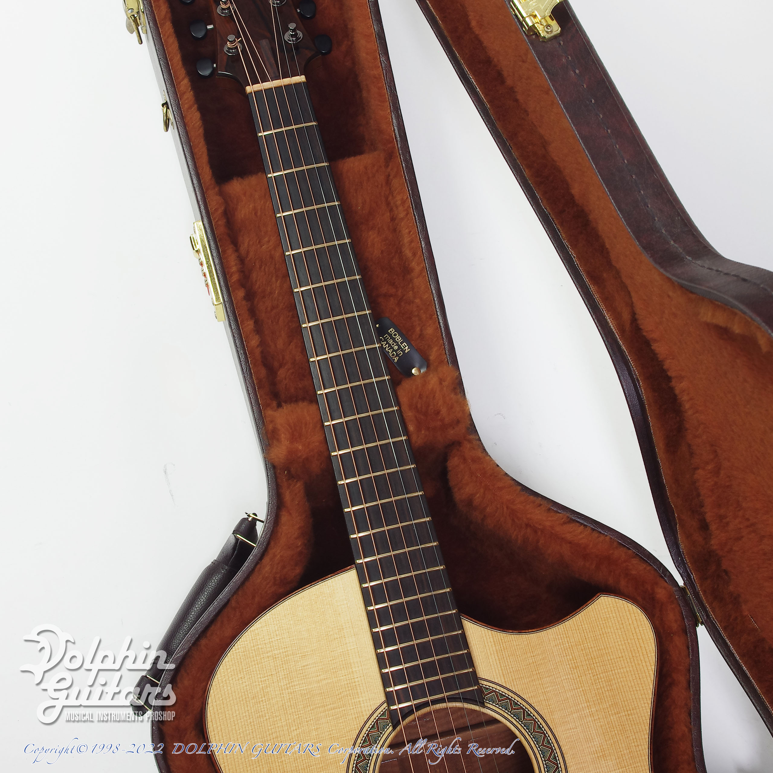 FUJII GUITARS 00-14F Cutaway (Fiddleback Mahogany