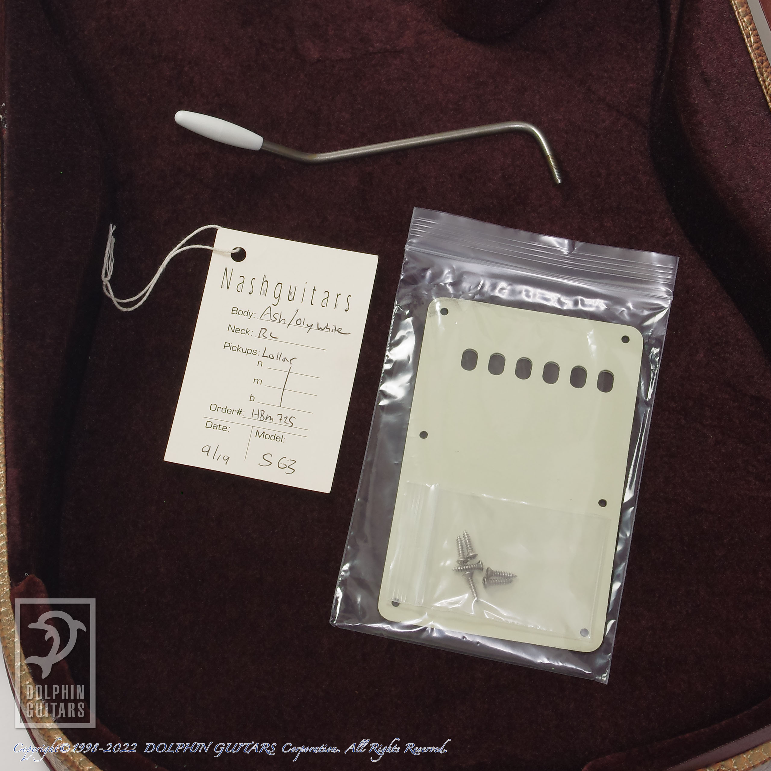 NASH GUITARS S-63 Olympic White|ドルフィンギターズ