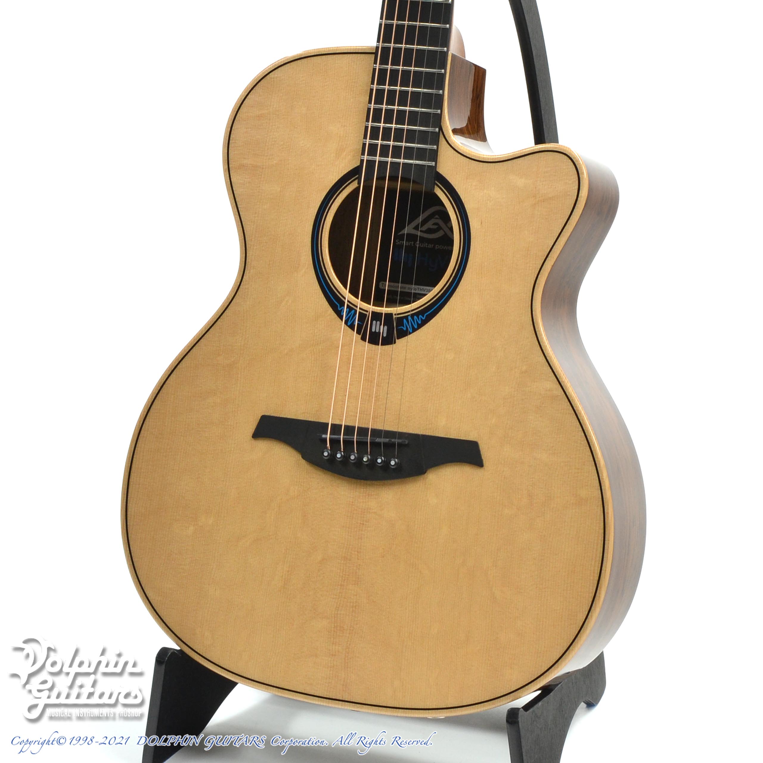76296円 今年も話題の LAG Guitars Smart Guitar シリーズ HYVIBE 30 THV30ACE〈ラグ ギターズ〉