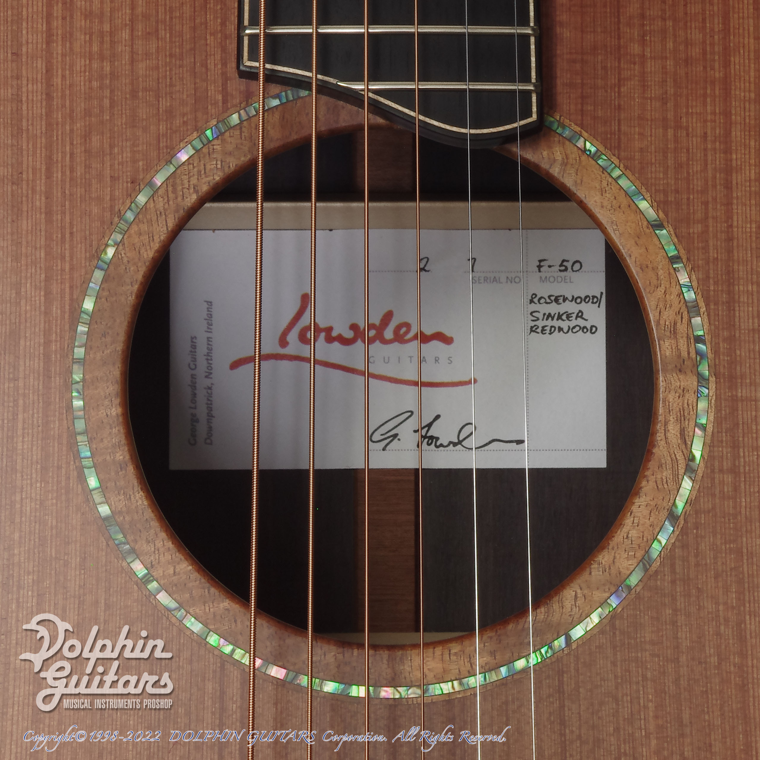 LOWDEN F-50 IR/SRW|ドルフィンギターズ