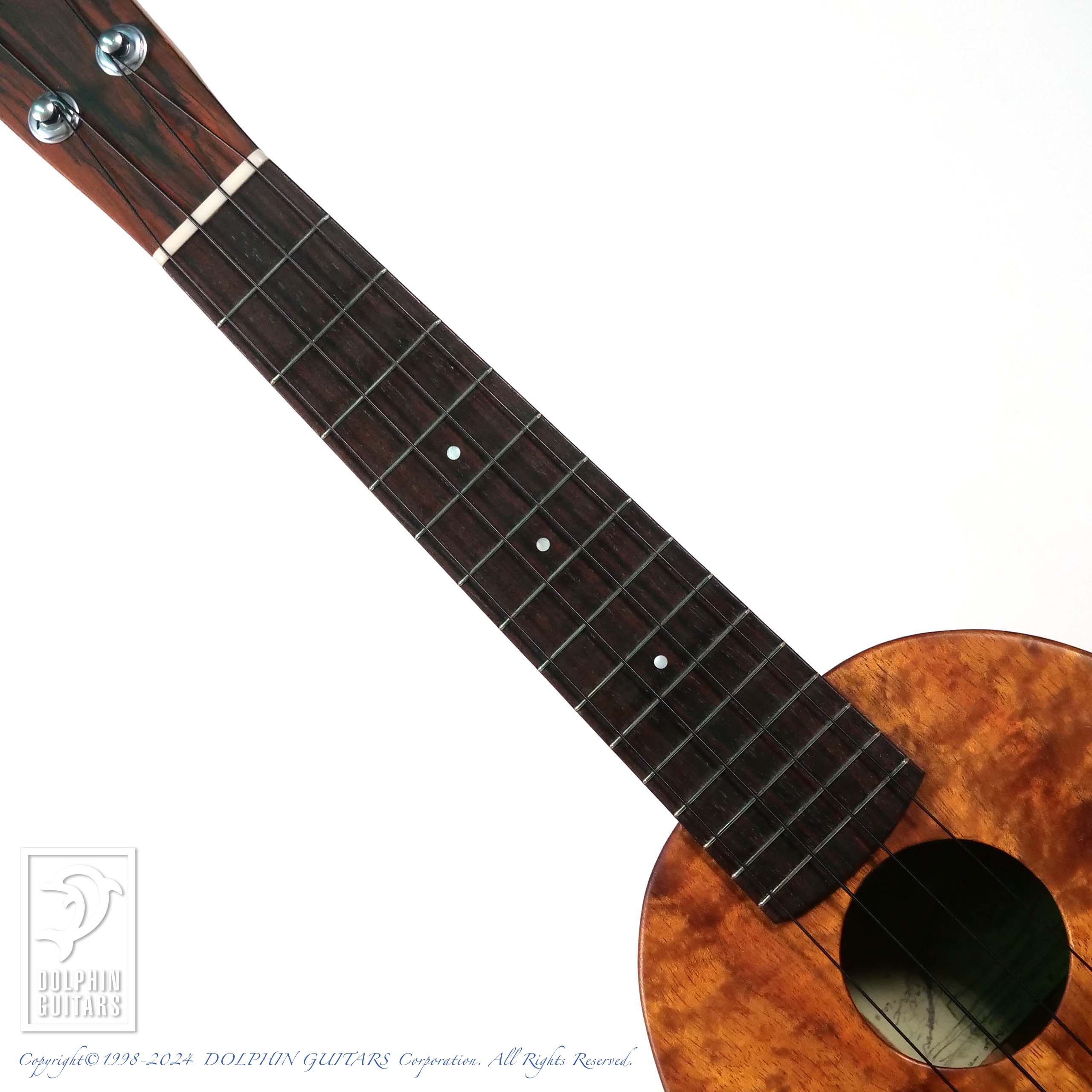 SHIMO GUITARS Soprano Pineapple Koa|ドルフィンギターズ