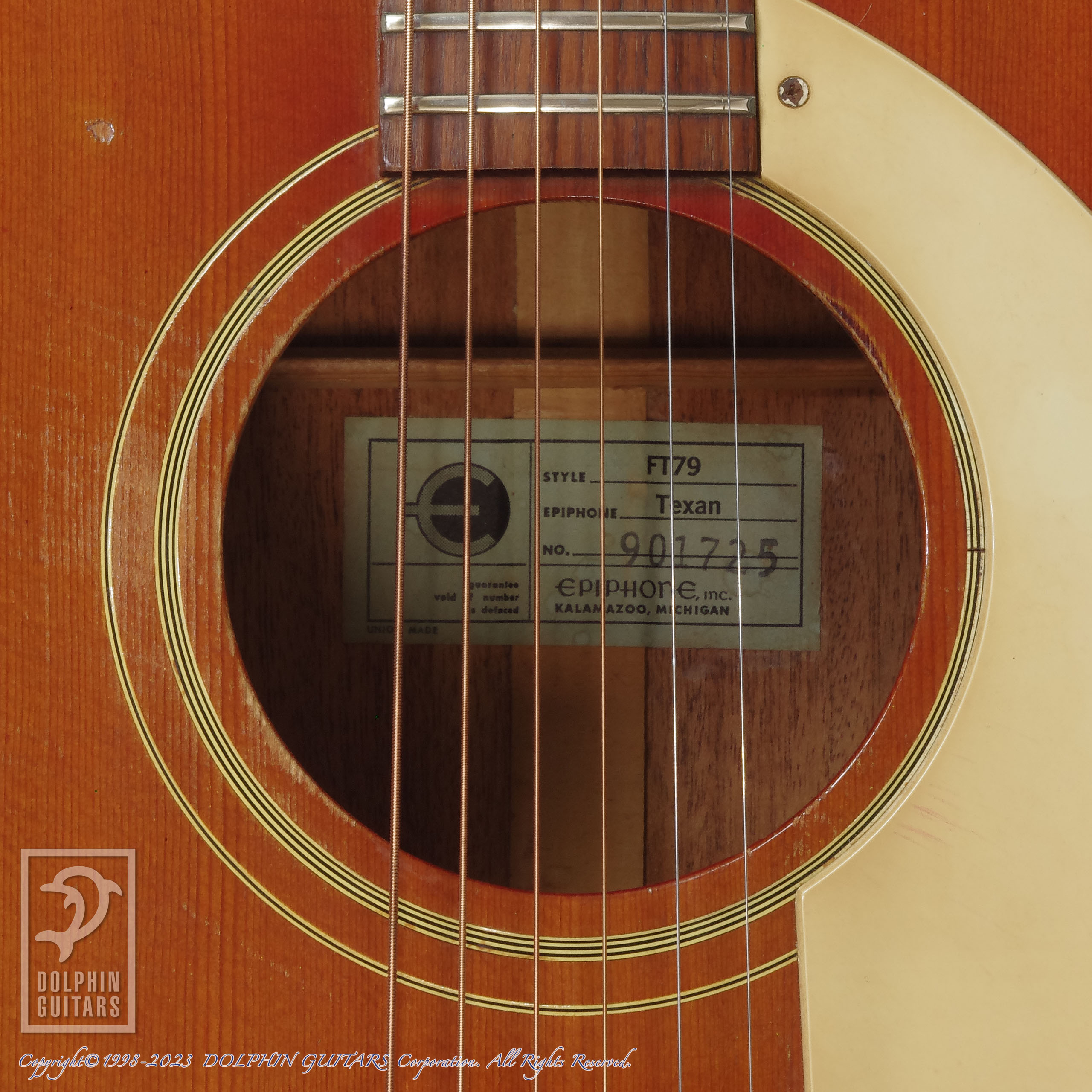 Epiphone FT-79 TEXAN Cherry Red|ドルフィンギターズ