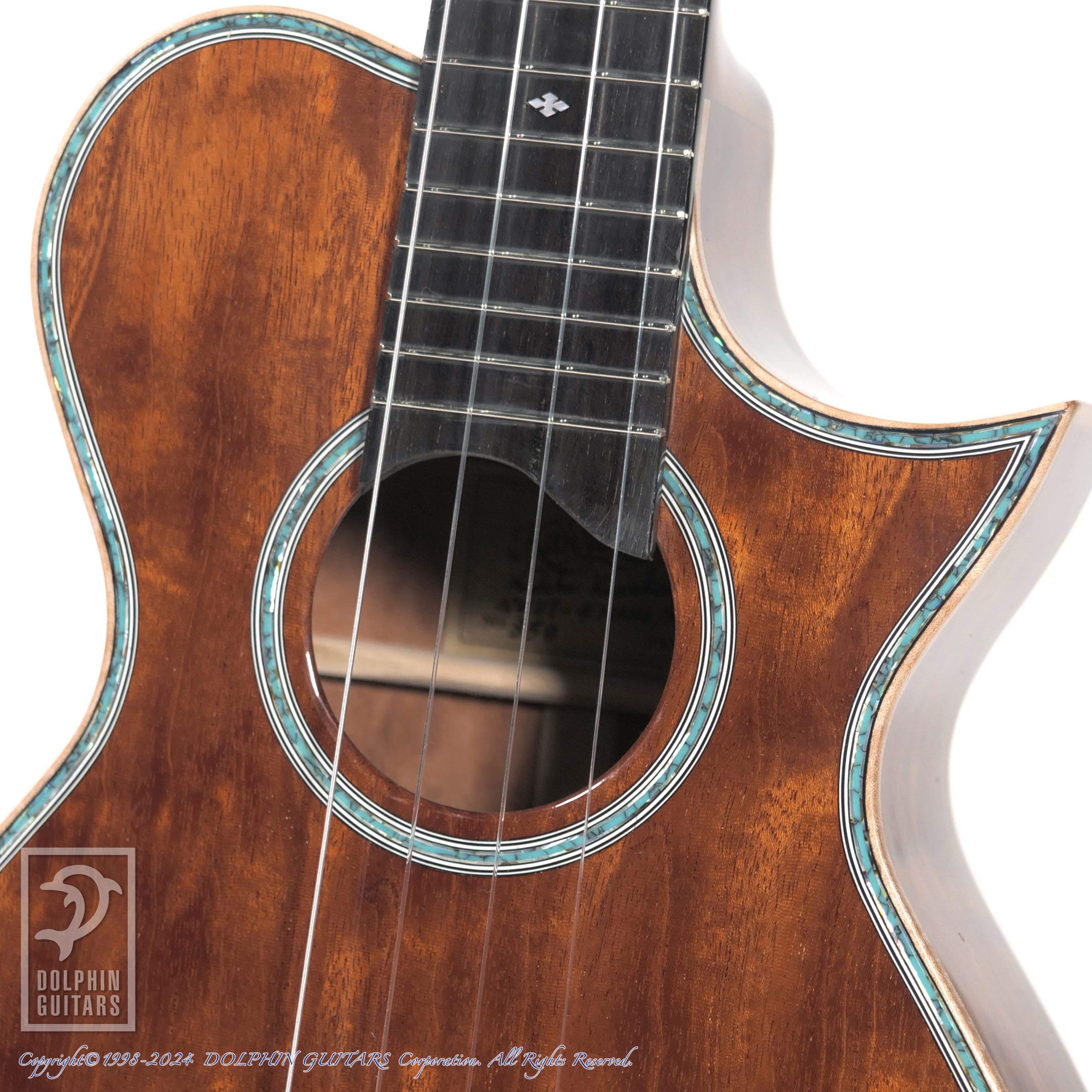 KAWAKAMI GUITARS NWUT-4 (ALL Flame Mahogany) - ドルフィンギターズ