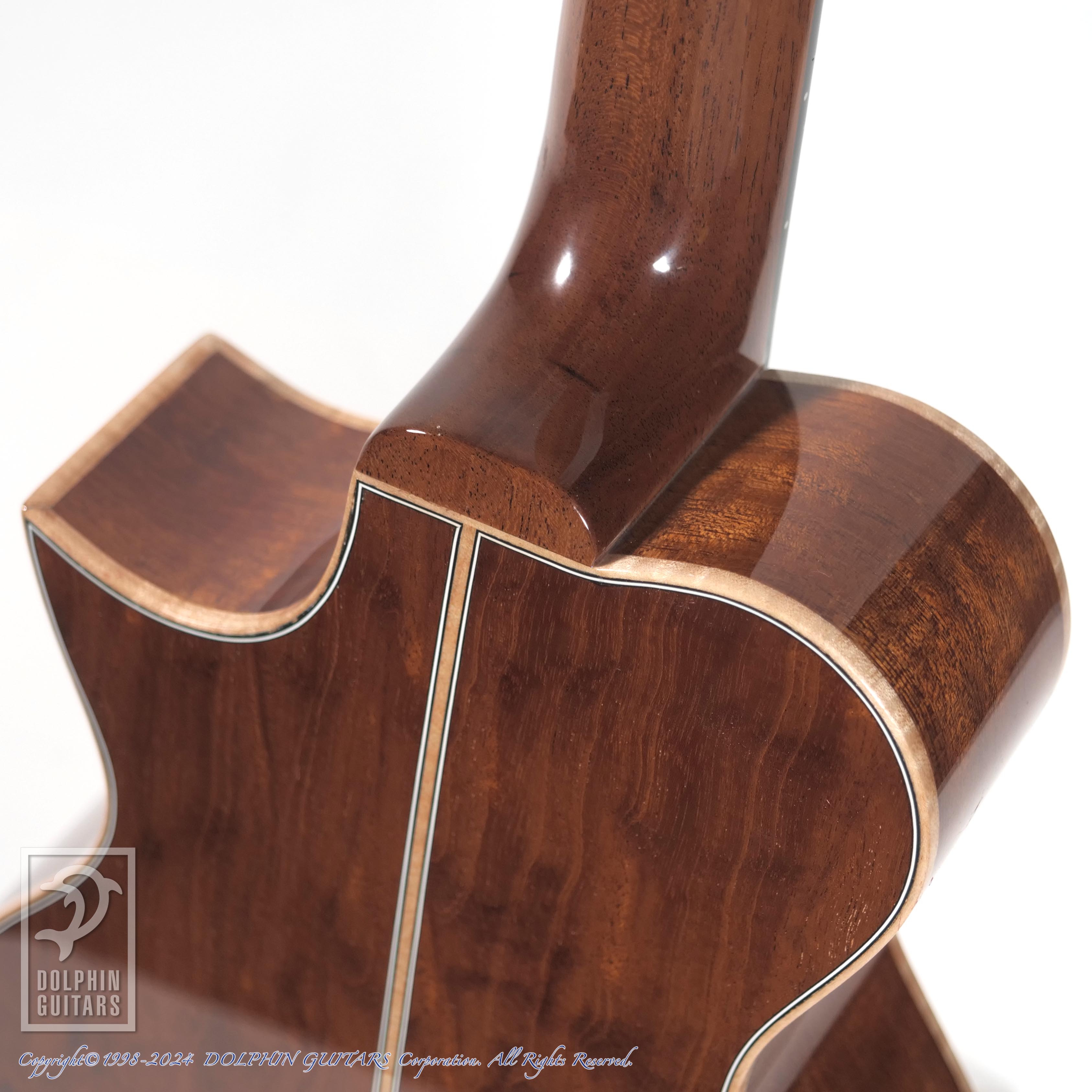 KAWAKAMI GUITARS NWUT-4 (ALL Flame Mahogany) - ドルフィンギターズ