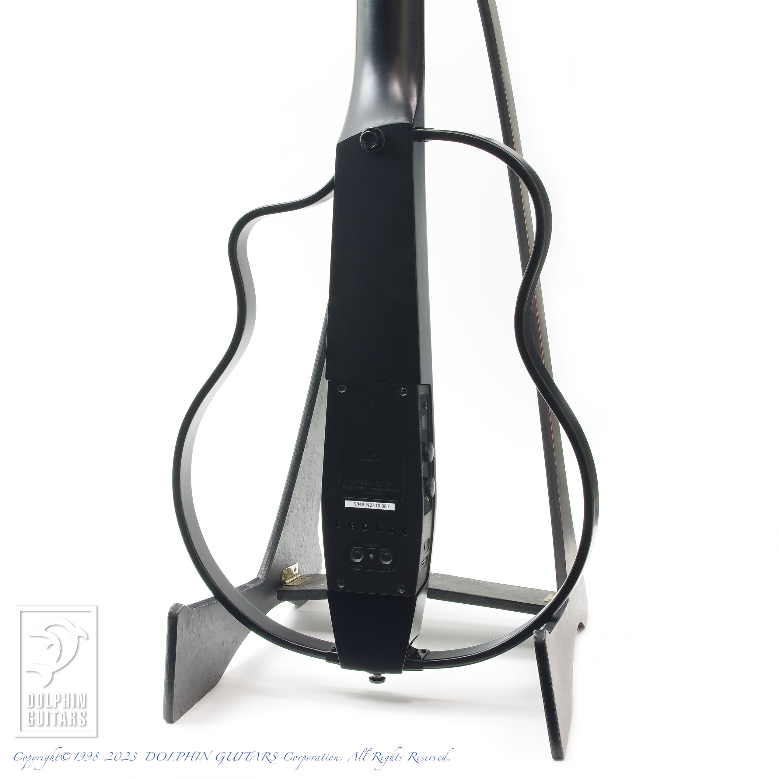 NATASHA NBSG Nylon Smart Guitar (Black)|ドルフィンギターズ