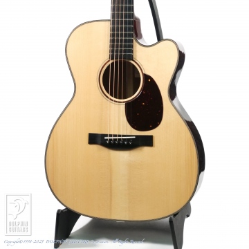 123 OM Cutaway Custom Figured Mahogany (Short Scale) w/Raptor System EQ