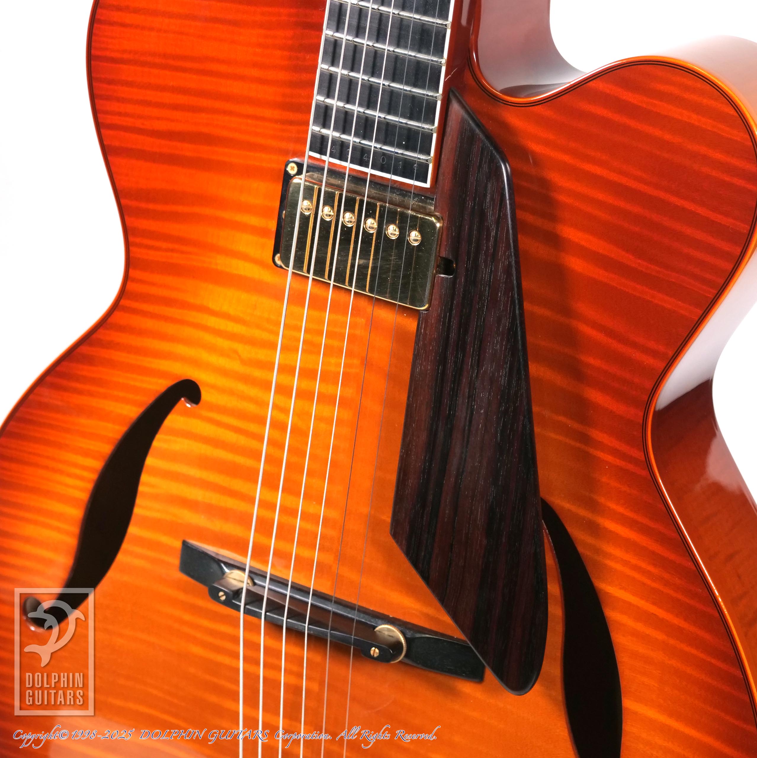 D'AQUISTO DQ-JZ Jazz Line (Violin Burst)|ドルフィンギターズ