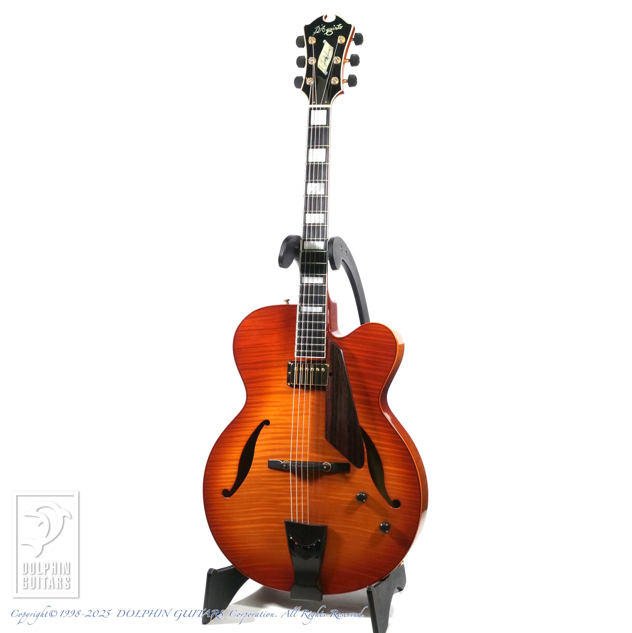 D'AQUISTO DQ-JZ Jazz Line (Violin Burst)|ドルフィンギターズ
