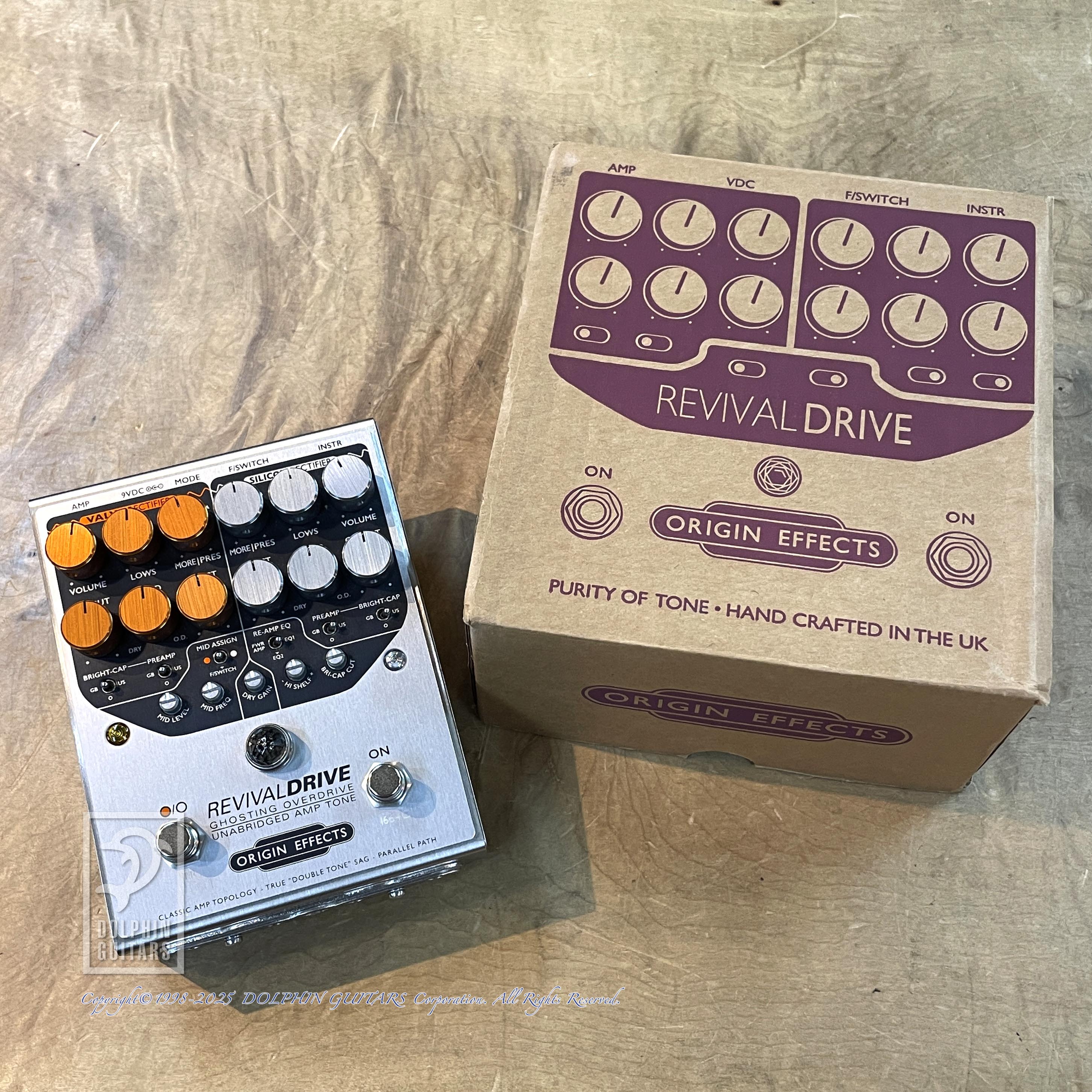ORIGIN EFFECTS RevivalDRIVE Custom 美品 ORIGIN EFECTS REVIVAL DRIVE CUSTOM|ドルフィンギターズ