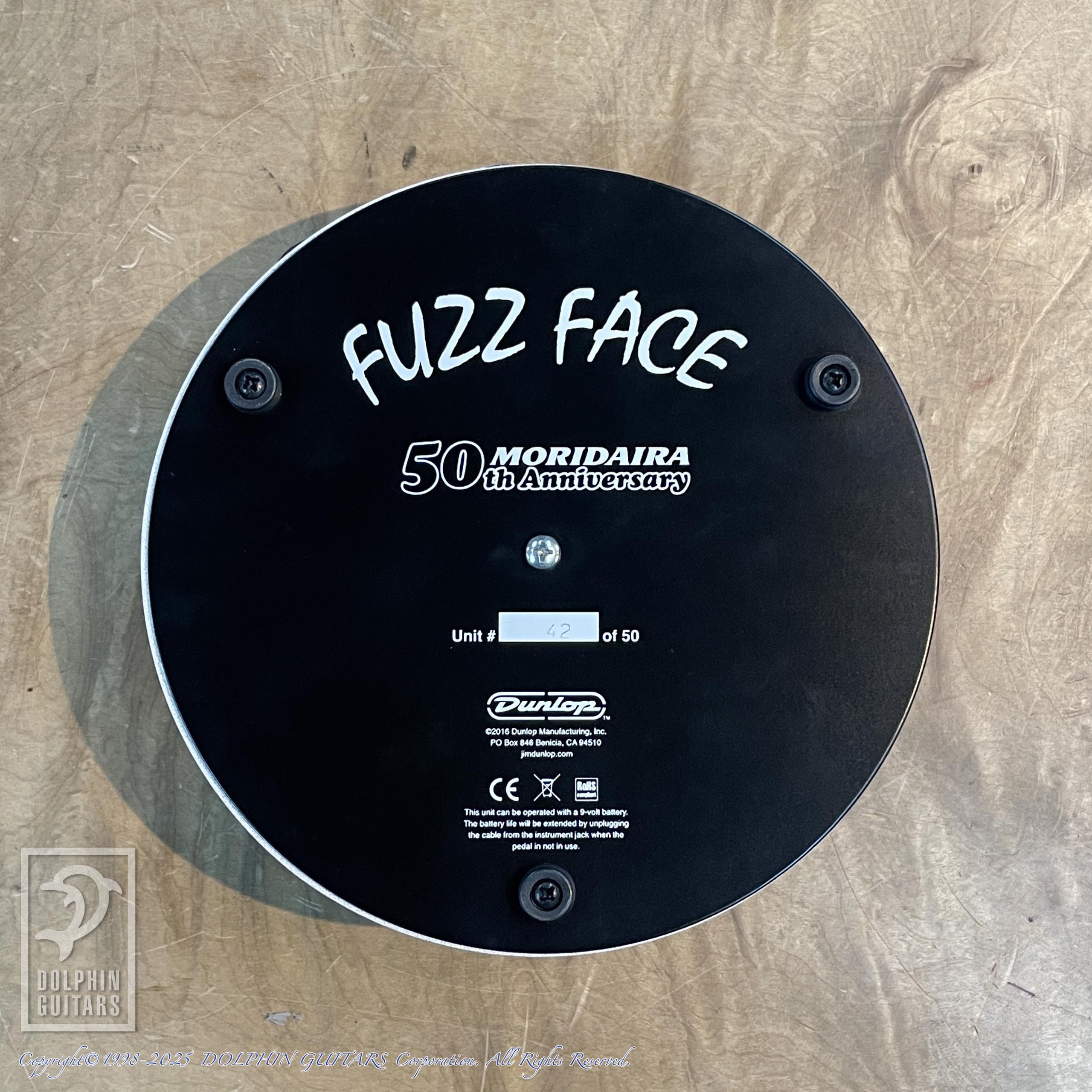 JIM DUNLOP FUZZ FACE -MORIDAIRA 50th Anniversary- MOR-F1
