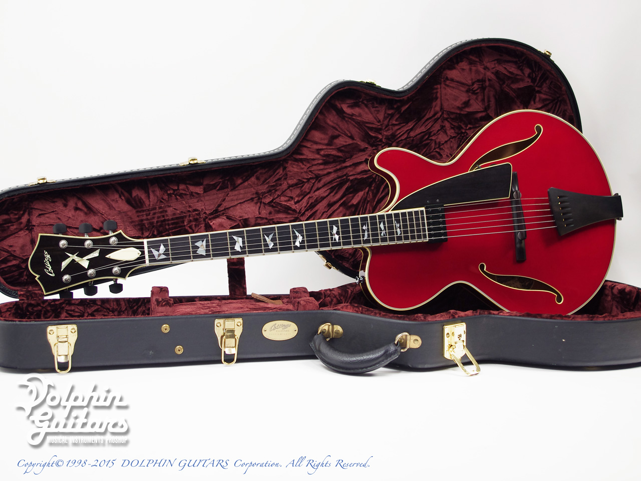 COLLINGS CL JAZZ (Crimson Red)|ドルフィンギターズ