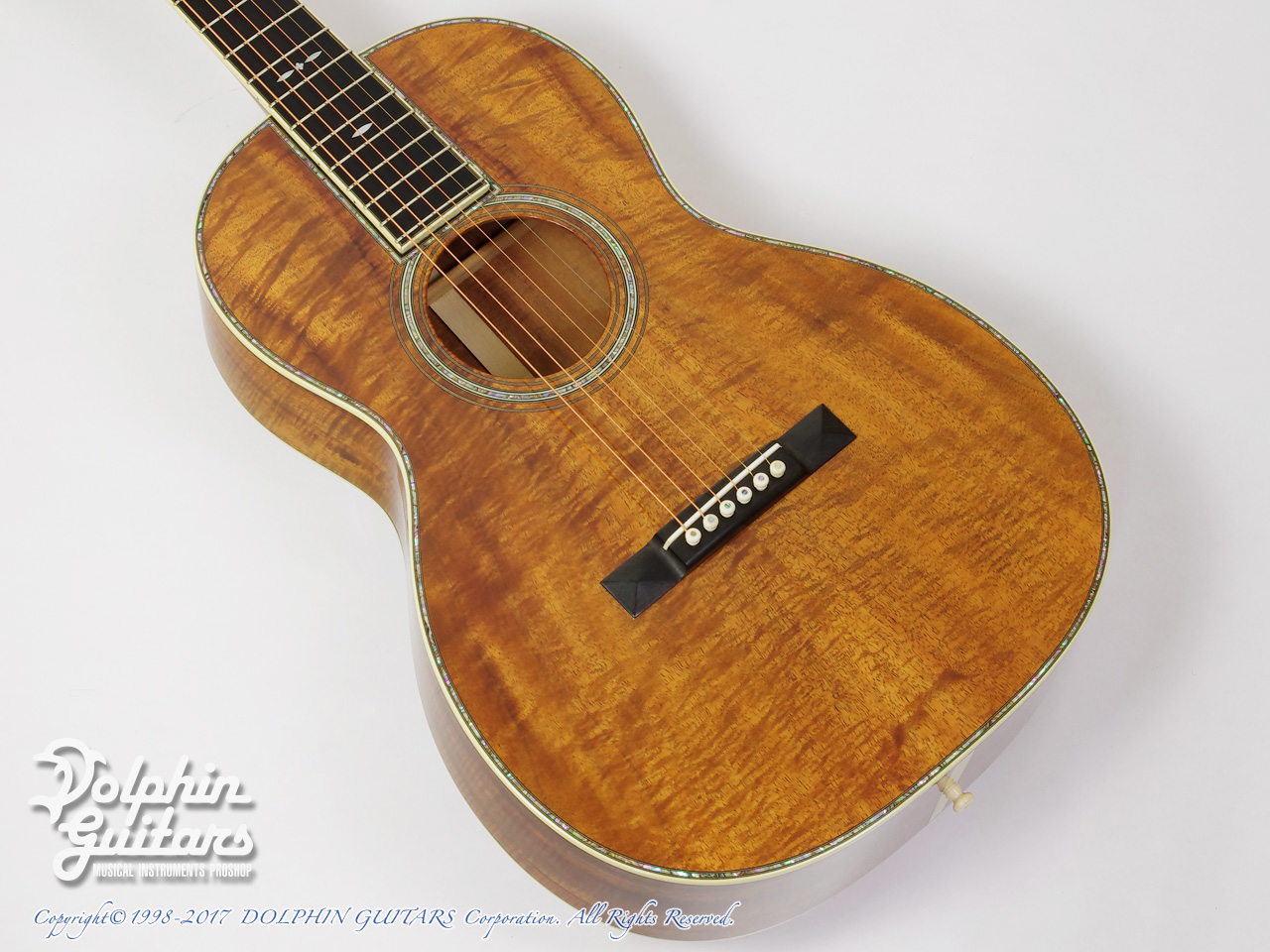 C.F.Martin CTM 00-12F （Style-42/ Ebony Rod/ Highly Figured Koa