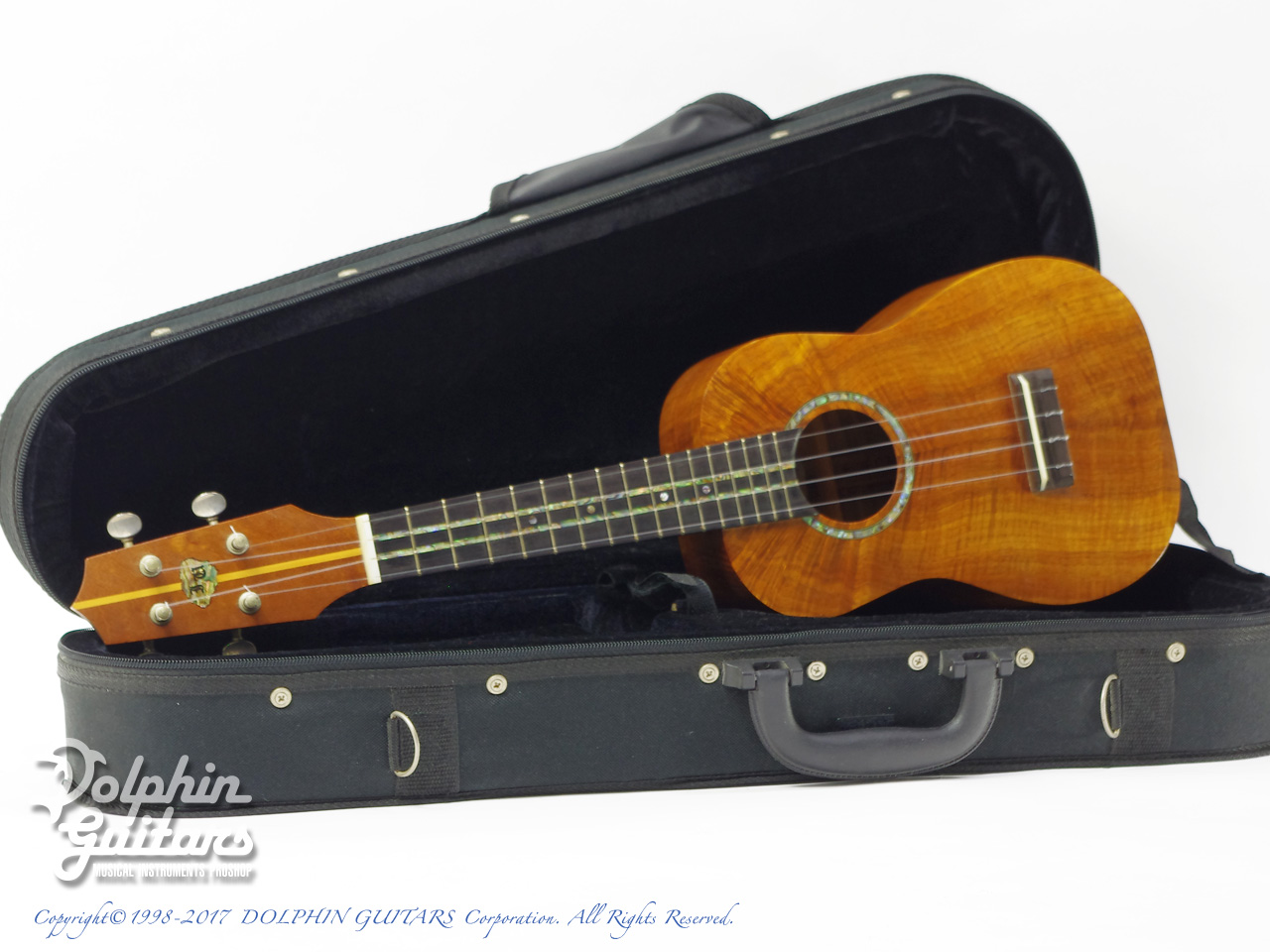 Island Ukulele Concert Deluxe Koa|ドルフィンギターズ