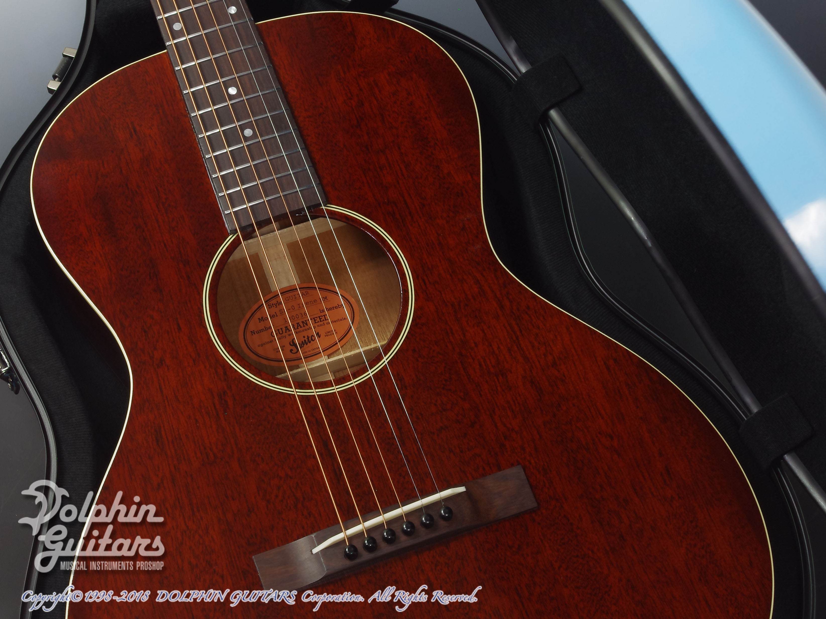 楽器 SWITCH : SL-0 Irene HM (All Honduras Mahogany) SWITCH SL-0 Irene HM (All Honduran Mahogany)|ドルフィンギターズ