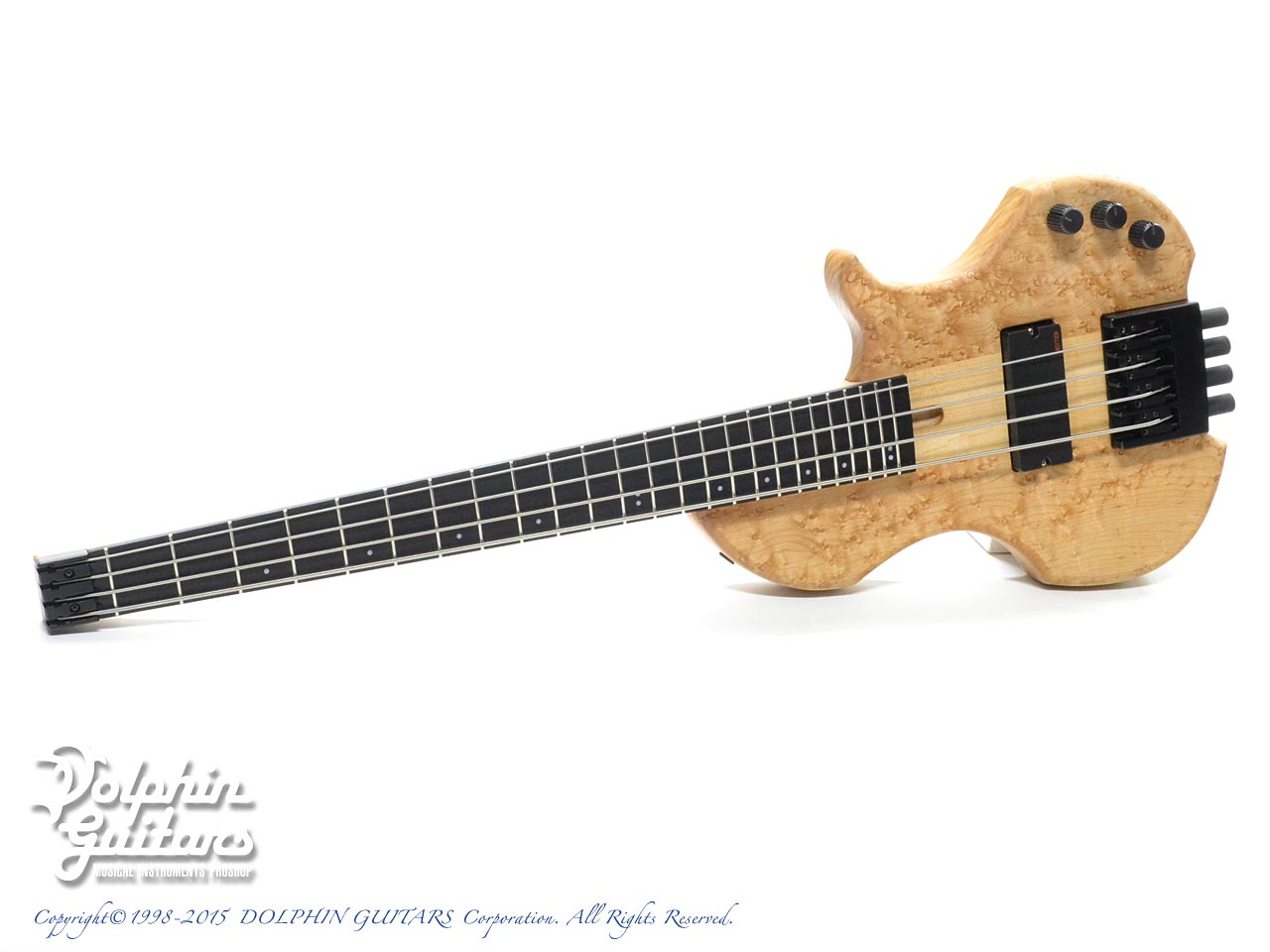Charo's Compact Headless Bass (Birdseye Maple)|ドルフィンギターズ