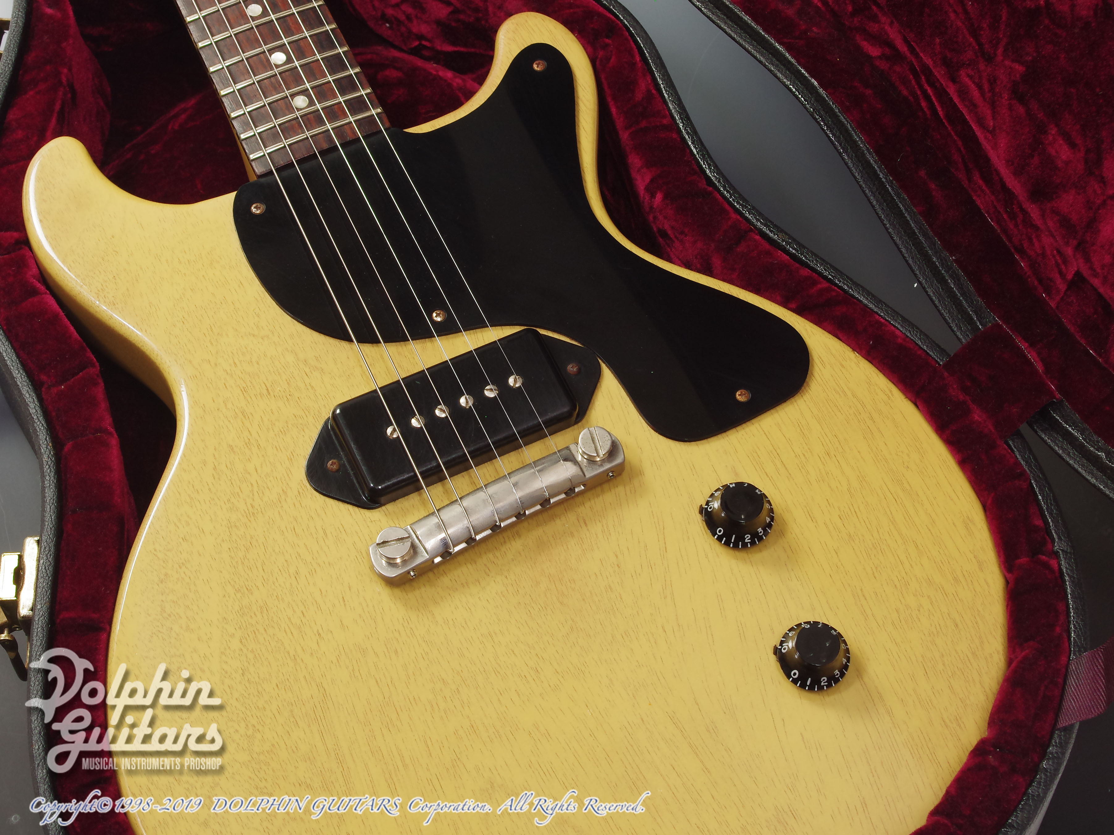 Gibson Custom Shop 1958 Les Paul Junior Double Cutaway (TV Yellow