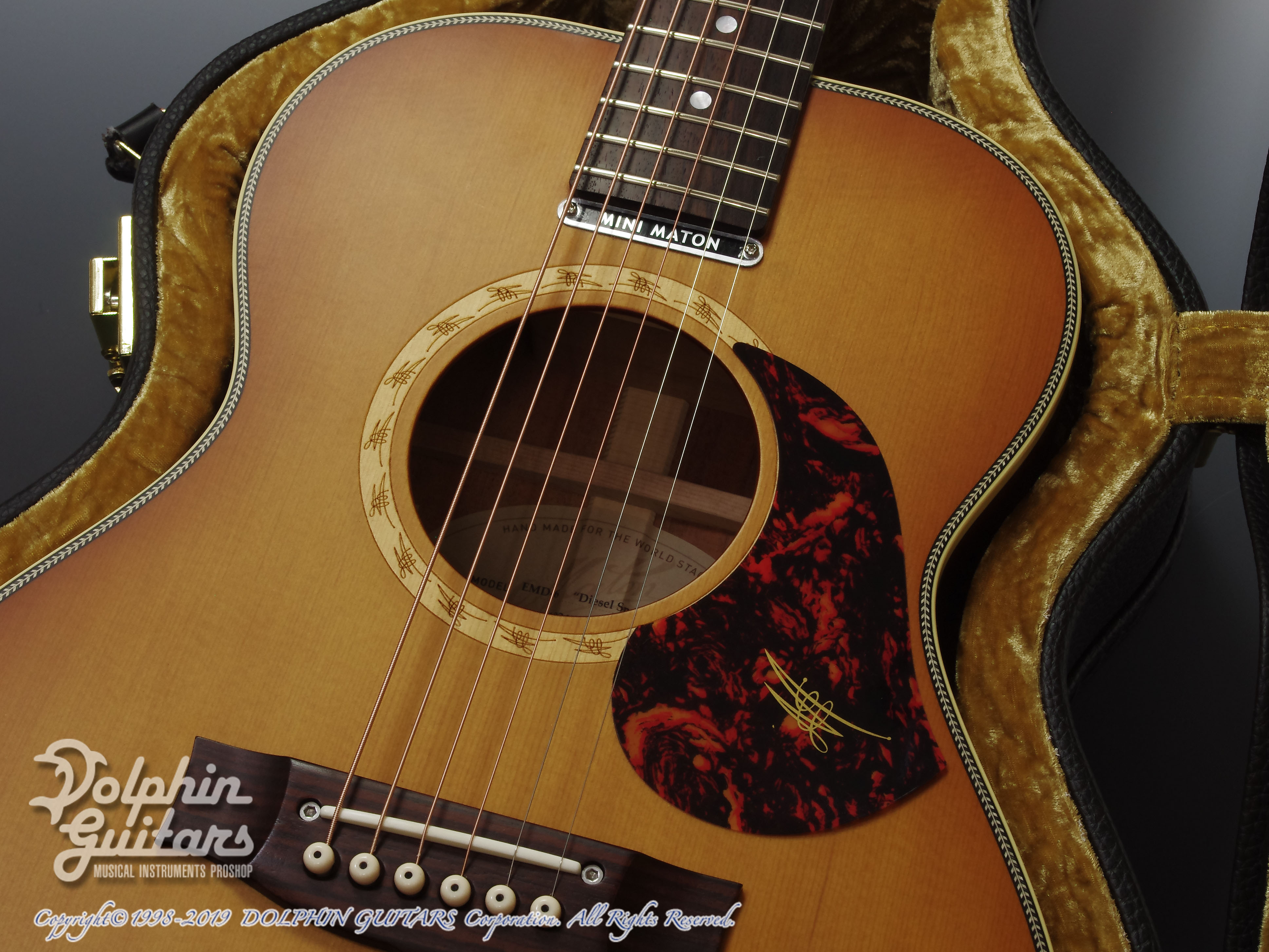 MATON EMD6Diesel Special mini エレアコ オール単板 MATON EMD6Diesel