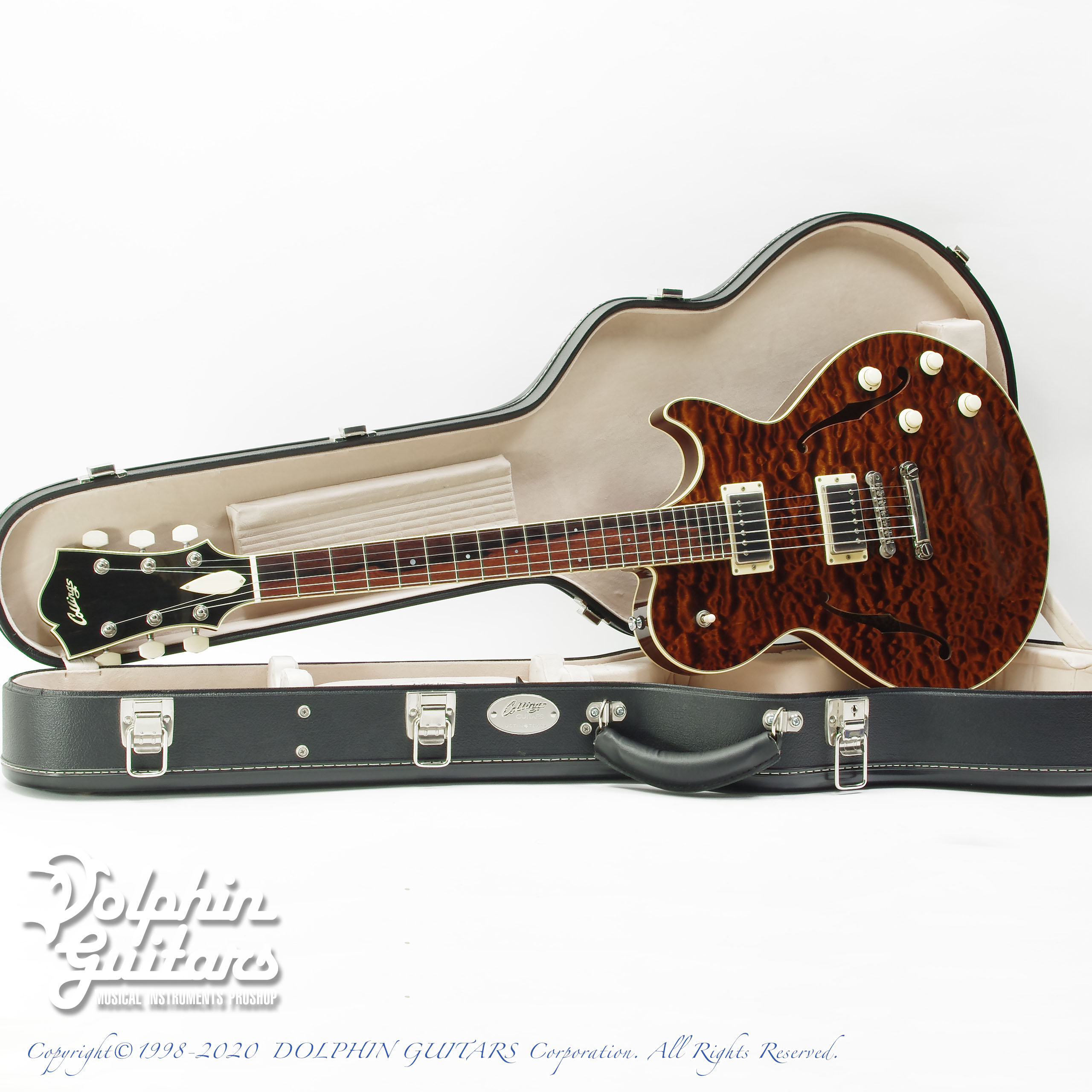 COLLINGS SoCo-DLX Quilt (Caramel)|ドルフィンギターズ