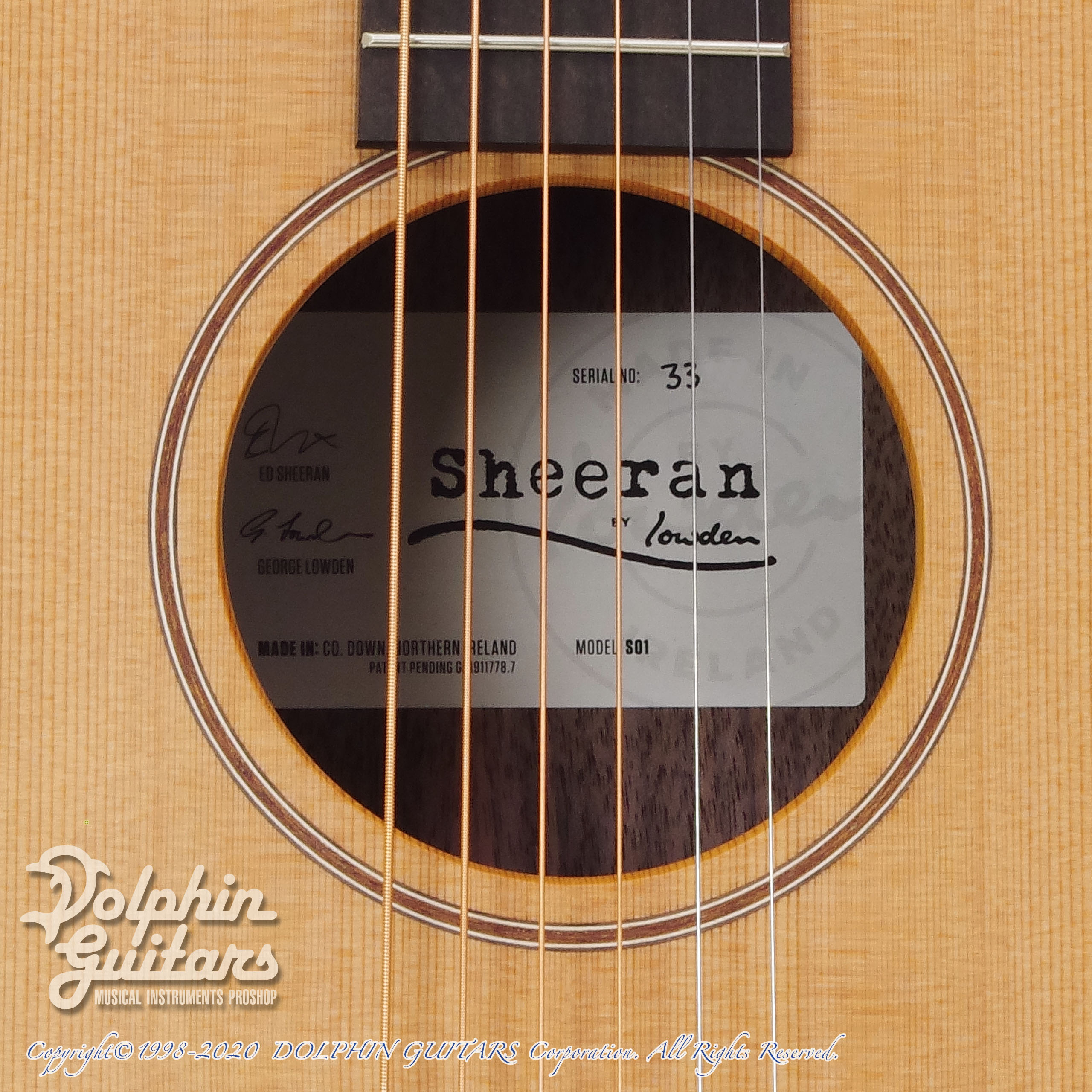 ローデン　シーラン　バイ　ローデン　SO1 ローデン シーラン バイ ローデン SO1 Sheeran by Lowden THE S01