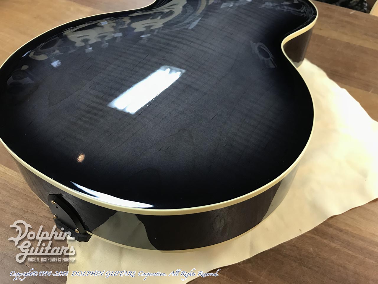 SAITO GUITARS M35SMM (Trans Black)|ドルフィンギターズ