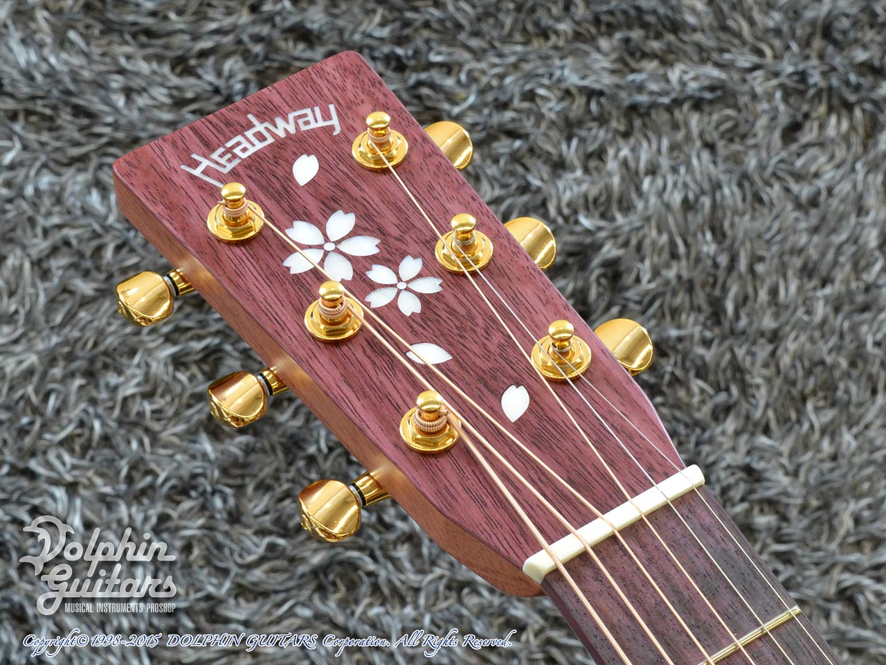 ギター Headway HF-413 Sakura HEADWAY HF-413 SAKURA|ドルフィンギターズ
