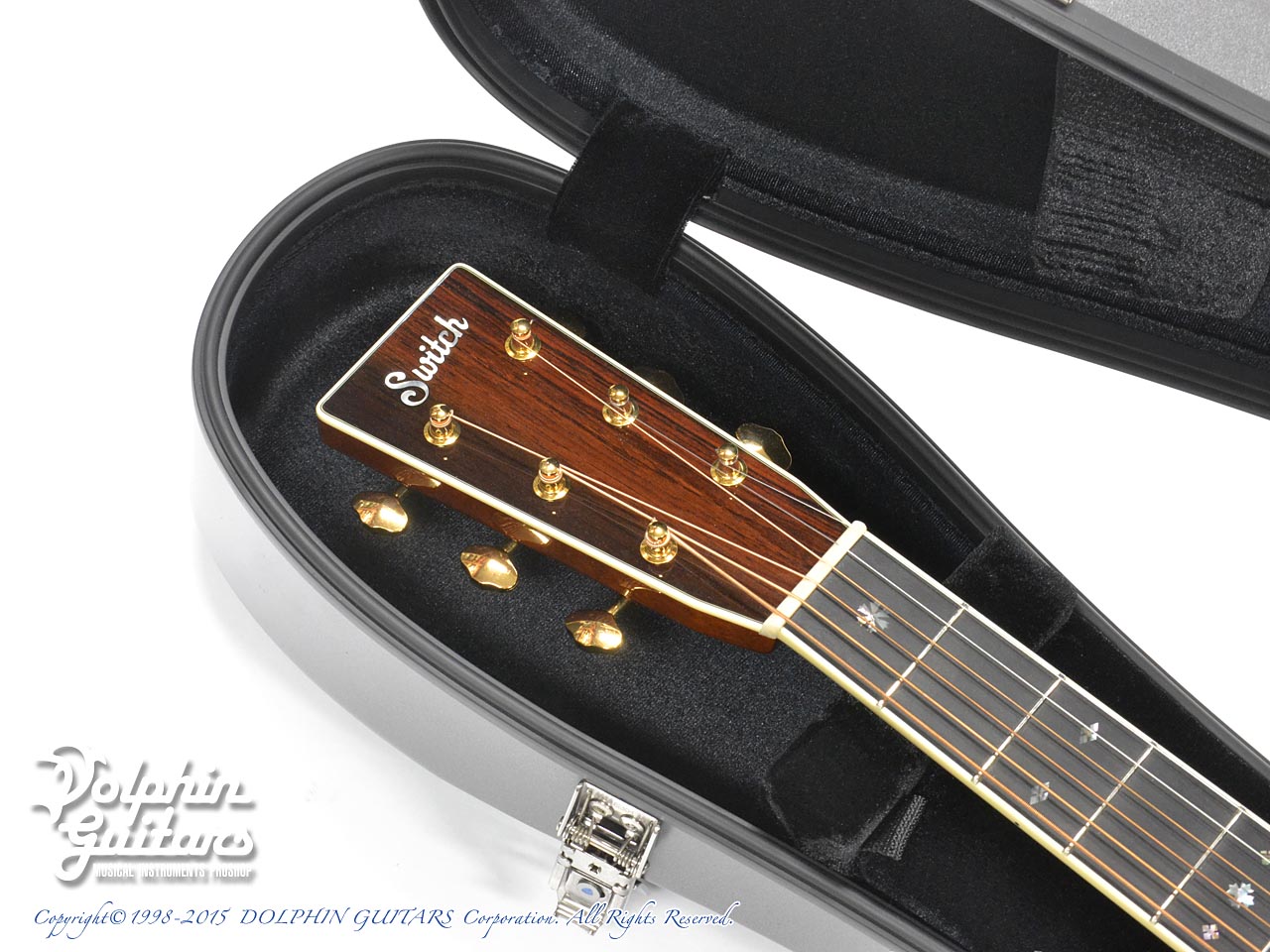 Visesnut Guitar Case Premium / D用 (Black Pearl)|ドルフィンギターズ